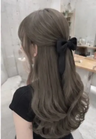 ロング カラー 透明感×艶カラー ✨️美髪縮毛🍒リオのヘアスタイル