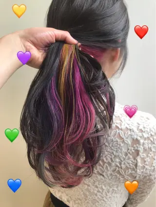 ミディアム カラー 新宿駅近♡個室 ♡関口三都季🌜のヘアスタイル