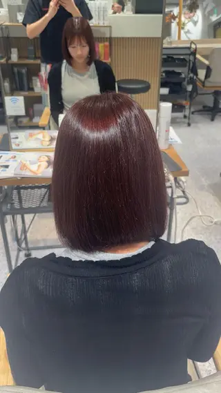 ミディアム カラー Wカラー/ワンカラー ジュリ❤️‍🔥のヘアスタイル