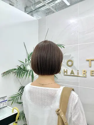 ショート カラー 本格ヘッドスパ🌴 ×ヘア　佐藤のヘアスタイル