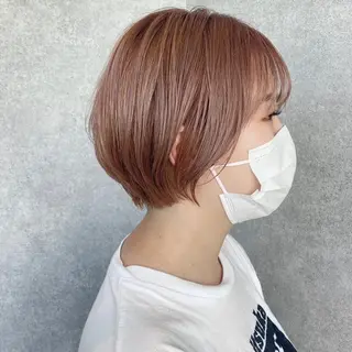 ショート レイヤーカット*艶* 蒲生四丁目*山保美月のヘアスタイル