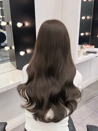 ロング しゅういち/赤み消し カラー特化のヘアスタイル