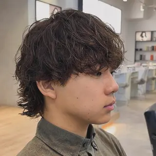 ショート メンズ men's/perm colorDaijuのヘアスタイル