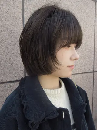 ミディアム カラー 赤み消しカラー/ ナチュラル/トモキのヘアスタイル