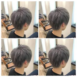 カラー メンズ レイヤー×艶髪特化 マネージャー安藤光司のヘアスタイル