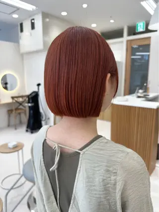 ショート カラー 暖色カラー⭐︎ fuminaのヘアスタイル