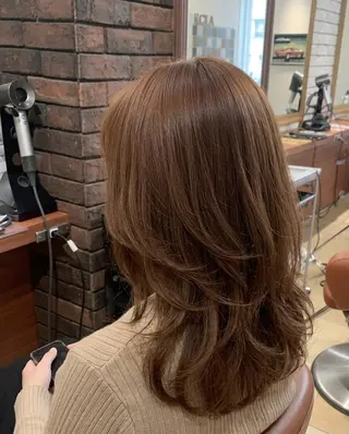 ロング カラー flencia 丸 和博|カットのヘアスタイル