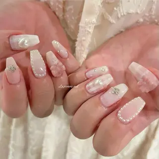 ネイル Lee Nails チップ長さだし専門店のネイルデザイン
