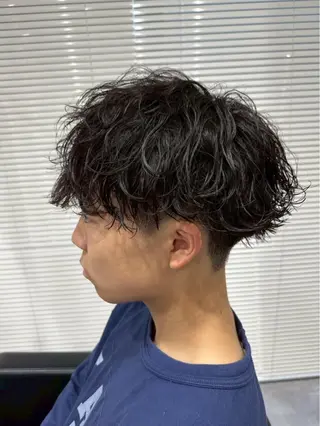 パーマ メンズ 金子 遥人のヘアスタイル