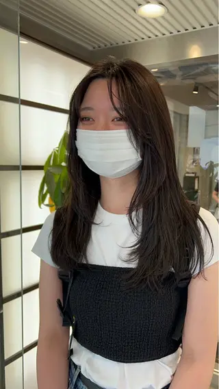 ロング カラー 🌞レイヤー×カラー 前川那津美🌞のヘアスタイル