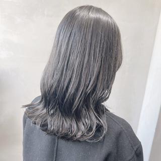 セミロング カラー ブリーチなしWカラー メンズカット✨ワタベのヘアスタイル