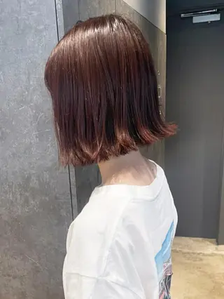 ミディアム パーマ ヘアアレンジ カラー ITbyALBUM 浦和店のヘアスタイル