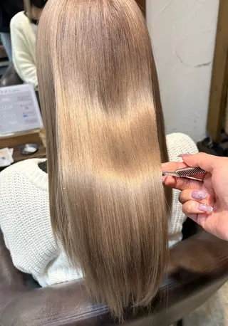 ロング Joliefille 高石店　かすみのヘアスタイル