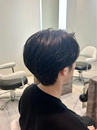 パーマ メンズ 片瀬 結のヘアスタイル