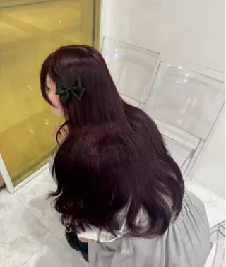 ロング miku/ラベンダー 透明感カラー🪻❤︎のヘアスタイル
