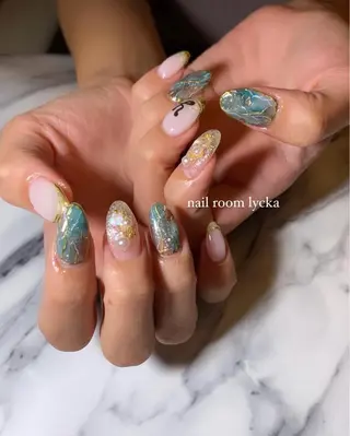 ネイル ネイルルームリッカ 𝐦𝐚𝐲𝐮のネイルデザイン