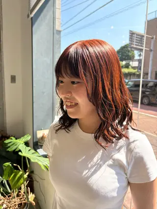 カラー ミカミ モエ🐈‍⬛のヘアスタイル
