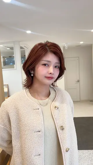 ミディアム MIZUKI🫧ྀི 韓国ヘアAFLOATのヘアスタイル