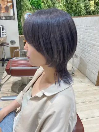 セミロング あやか 白髪ぼかしハイライトのその他イメージ