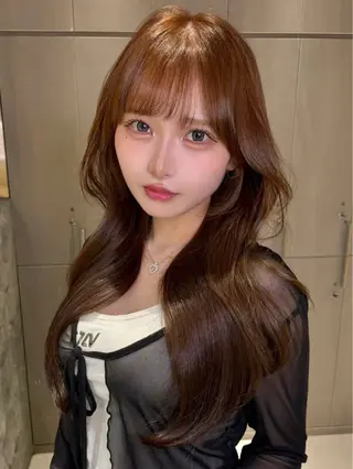 ロング 仙台Ｉ韓国レイヤー Ｉ髪質改善Ｉ伊藤拓海のヘアスタイル