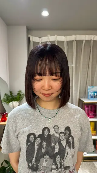 ショート 髪質改善カラー cipre 唯舞のヘアスタイル