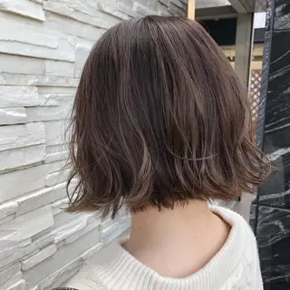 ショート カラー ナチュラルスタイル/ 透明感カラー/比嘉のヘアスタイル