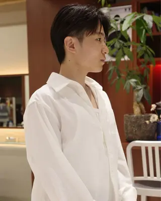 ショート メンズ (𝐡)𝐰𝐢𝐦 Nagiのヘアスタイル
