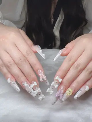 ネイル Lee Nails チップ長さだし専門店のネイルデザイン