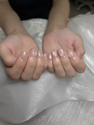 ネイル ユリ🎀長さだし/ パラジェル/持ち込みのネイルデザイン