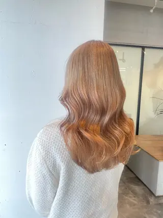 カラー ハイトーンカラー🩵 指名多数💗横山聖奈のヘアスタイル
