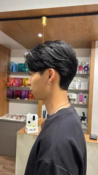 メンズ 広島韓国ヘア シュンのヘアスタイル