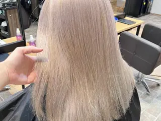 ロング カラー ヘアカラー&縮毛矯正 STAR☆RIVERのヘアスタイル