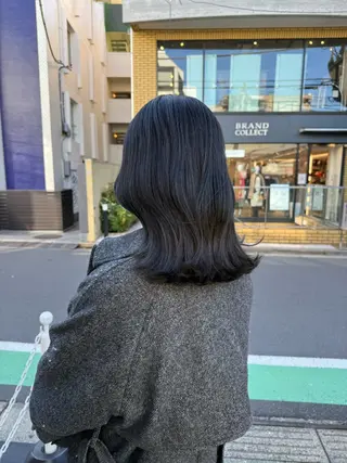 セミロング カラー 似合わせヘア🫶🏻 つきいてるみのヘアスタイル