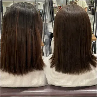 ミディアム 髪質改善縮毛矯正 ◽️河野泰貴のヘアスタイル