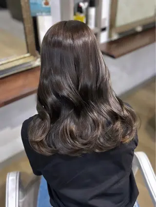 ロング カラー さや𝜗𝜚 カラーモデルのヘアスタイル