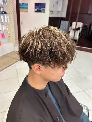 パーマ ダメージレス縮毛矯正 メンズも歓迎 細谷のヘアスタイル