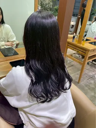 セミロング かおり/似合わせ/ 透明感カラーのヘアスタイル