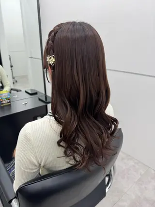ロング ヘアアレンジ デジタルパーマ🫧 韓国風ヘア🫧サクラのヘアスタイル