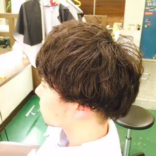 ショート パーマ メンズ Lagom なかだのヘアスタイル