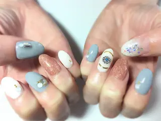 ネイル Aim* 深爪自爪育成専門店のネイルデザイン