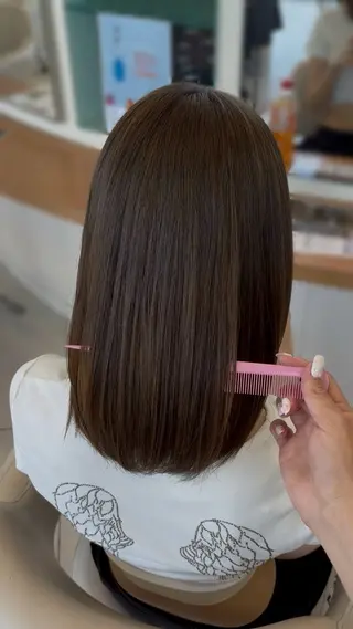 セミロング カラー 🎀mion/透明感 カラー/浜松のヘアスタイル