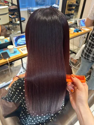 ロング 透明感カラー/ Ⓜ️めぐみのヘアスタイル