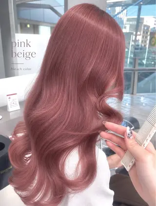 ロング 髪質改善/艶・透け感 カラー🪞YURIAのヘアスタイル
