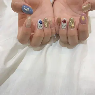 ネイル 藤原 胡桃のネイルデザイン