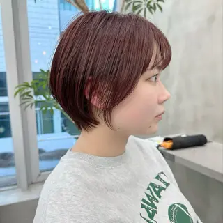 ショート カラー おぐらみゆう 🍎ボブ/ショートのヘアスタイル
