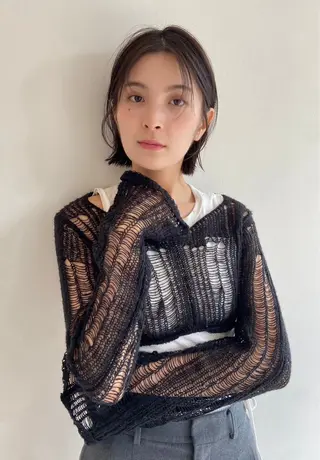 ショート 美容室 エンドのヘアスタイル