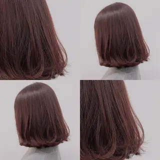 ミディアム カラー パーマ ヘアアレンジ メンズ キッズ ネイル マツエク・マツパ 上品＆韓国風 🥀海心🥀のヘアスタイル