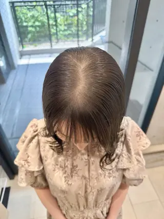 ミディアム カラー 🎀やわらかカラー/ 艶カラー/よこやまのヘアスタイル