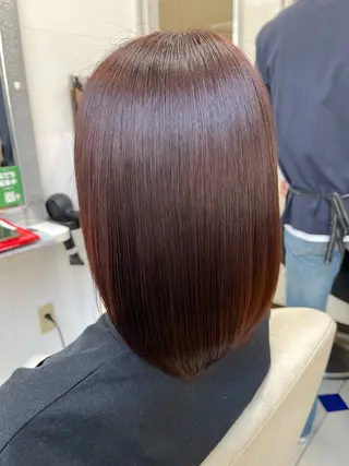 ミディアム カラー 柳川 玲也のヘアスタイル