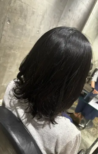 パーマ 地毛風ストレート/ 艶髪/けいすけのヘアスタイル